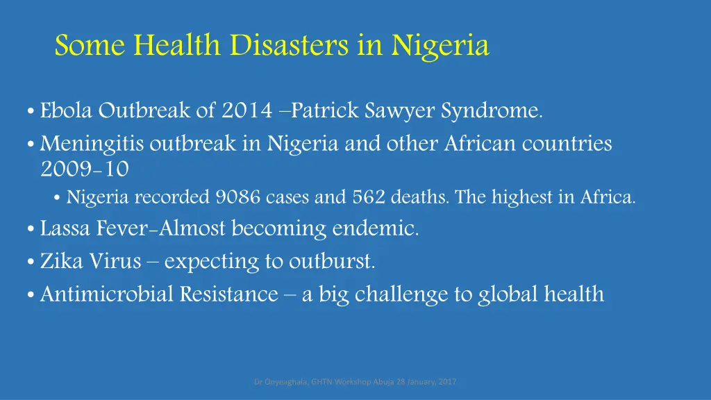 some health disasters in nigeria