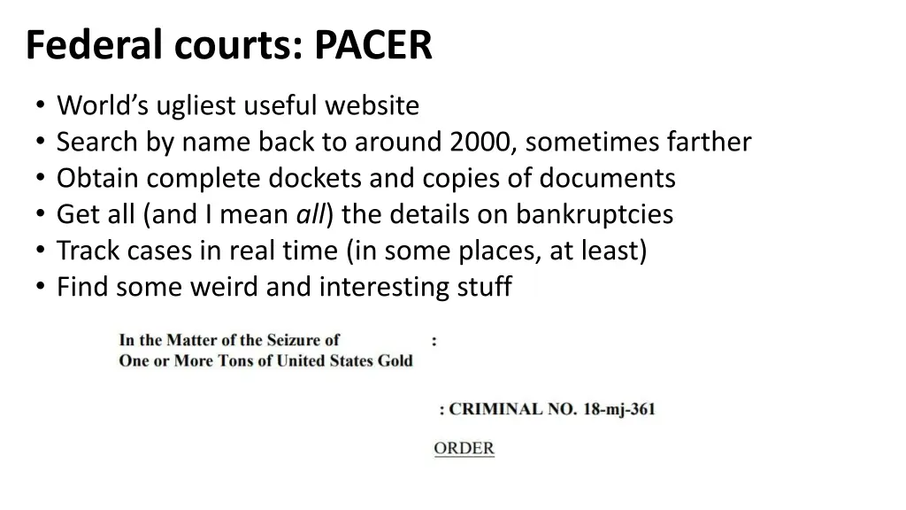 federal courts pacer