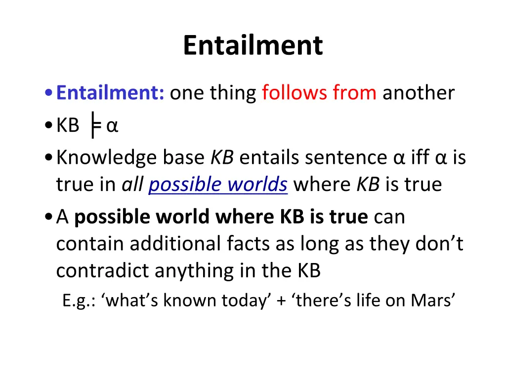 entailment