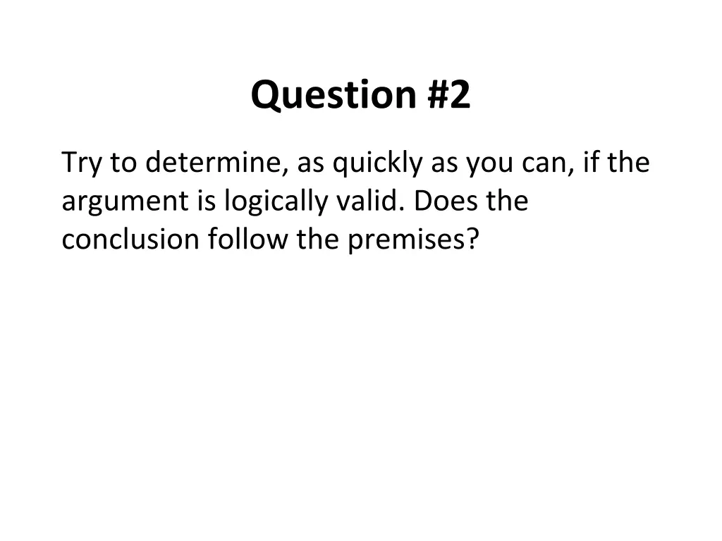 question 2