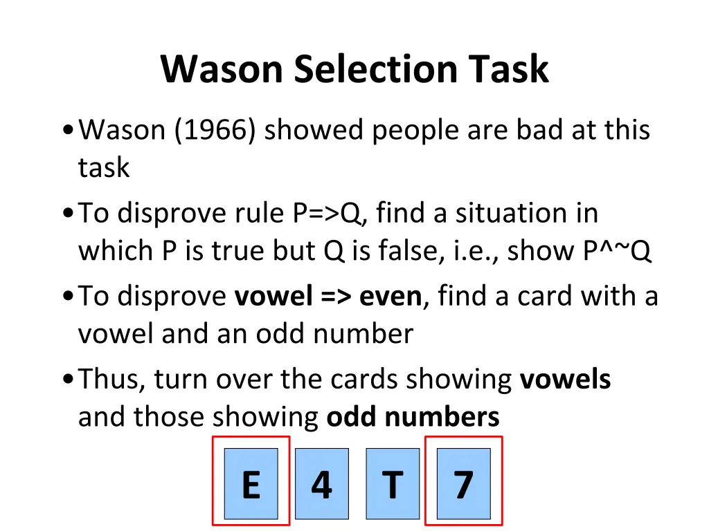 wason selection task