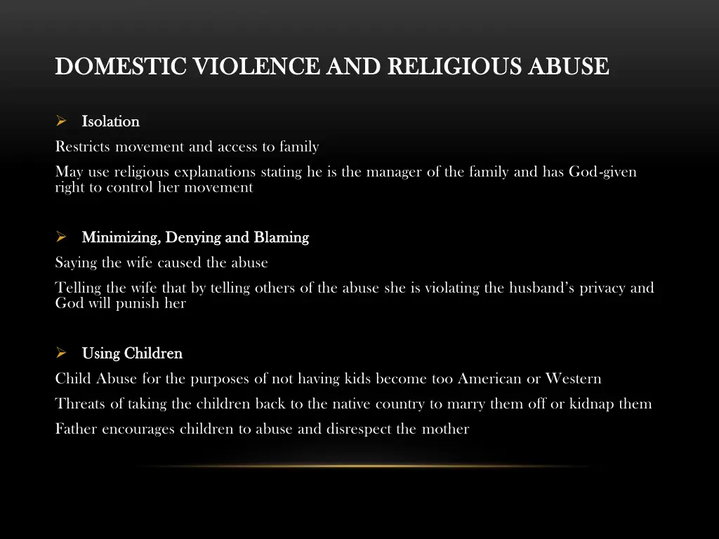 domestic violence and religious abuse domestic 1