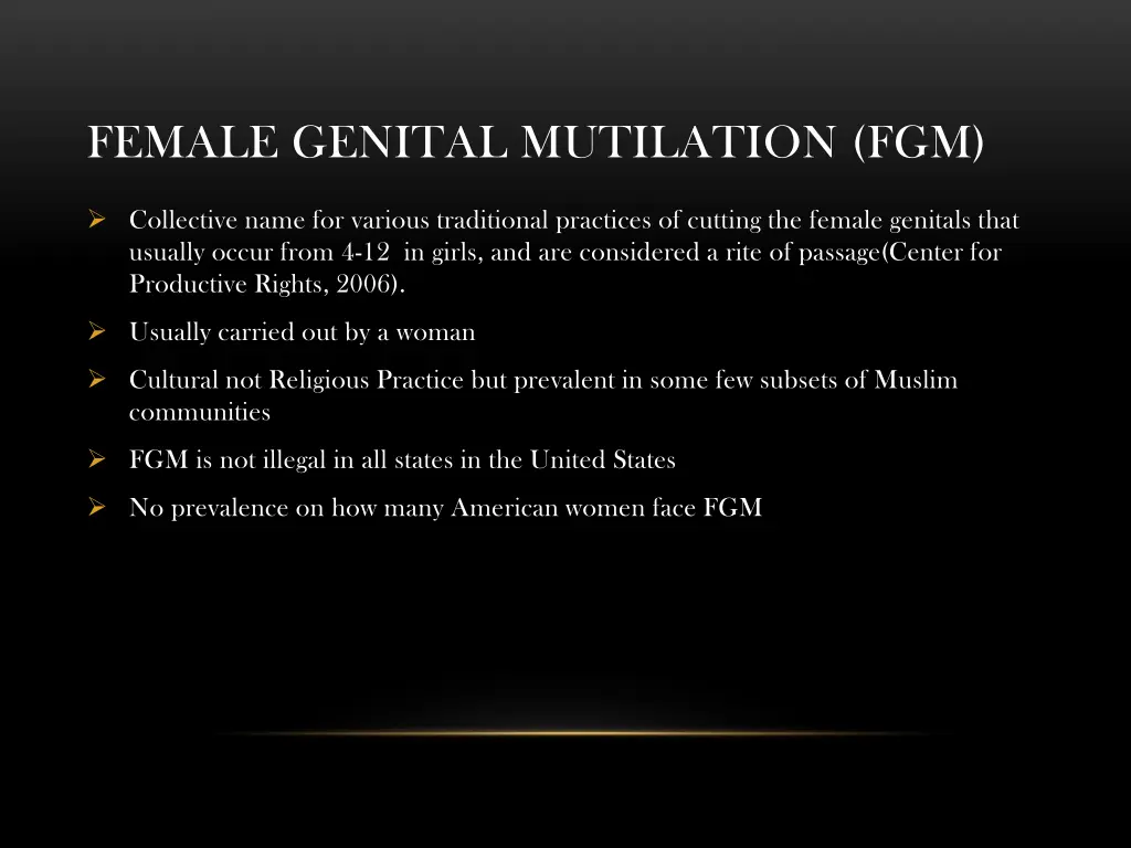 female genital mutilation fgm