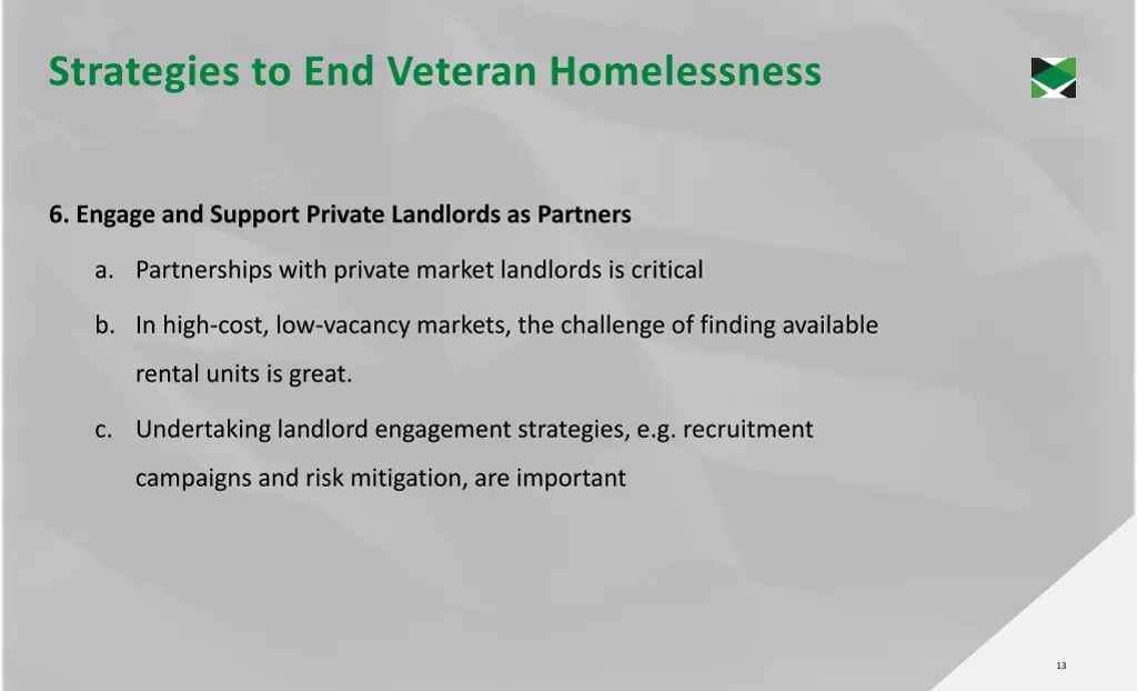 strategies to end veteran homelessness 4