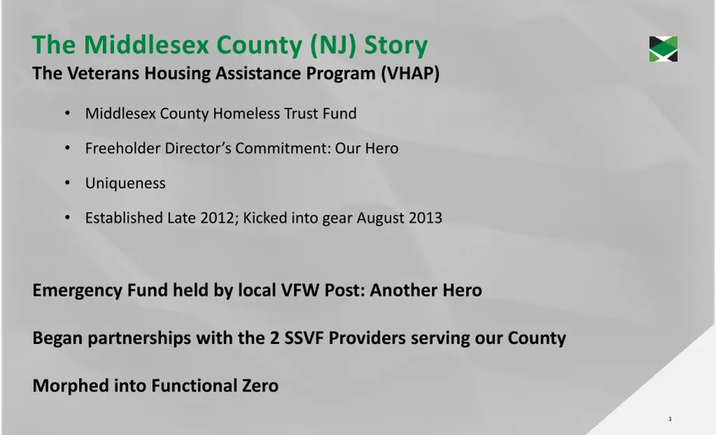 the middlesex county nj story the veterans