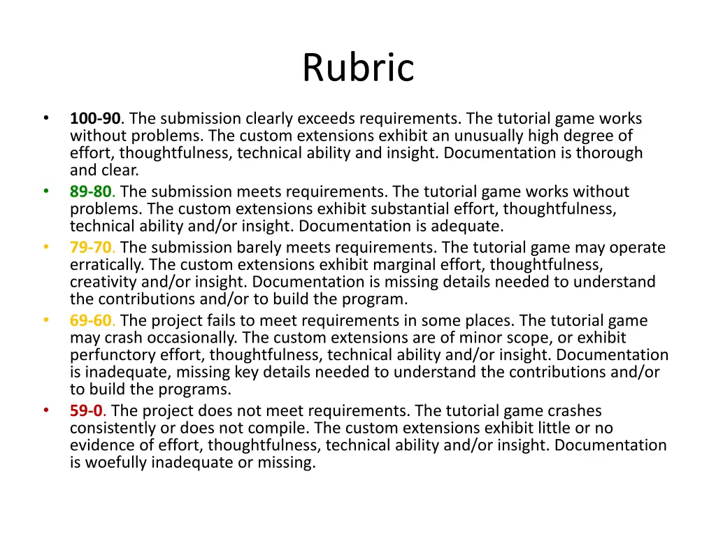 rubric