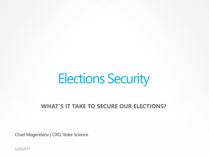 elections security