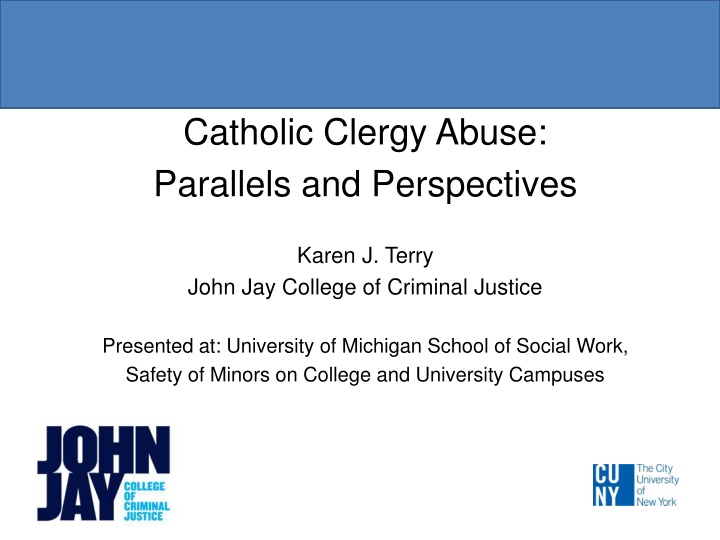 catholic clergy abuse parallels and perspectives