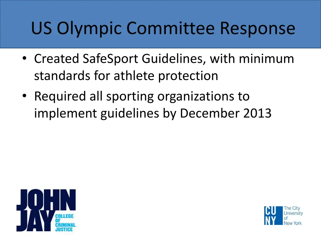 us olympic committee response