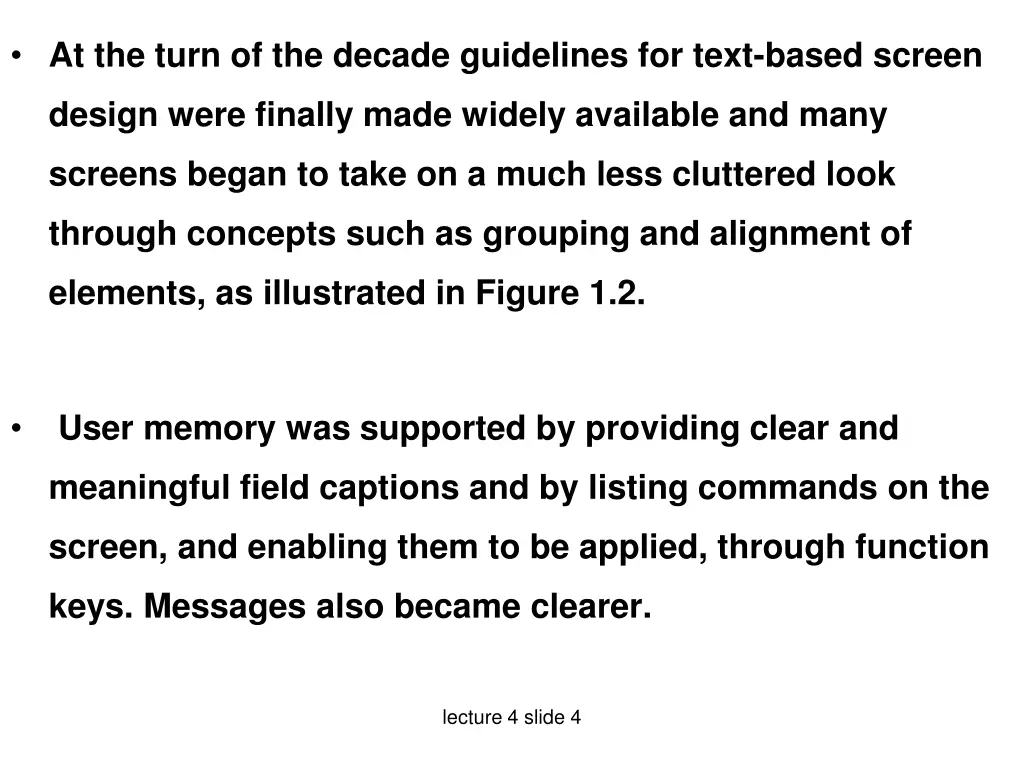 at the turn of the decade guidelines for text