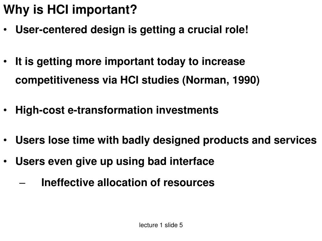 why is hci important