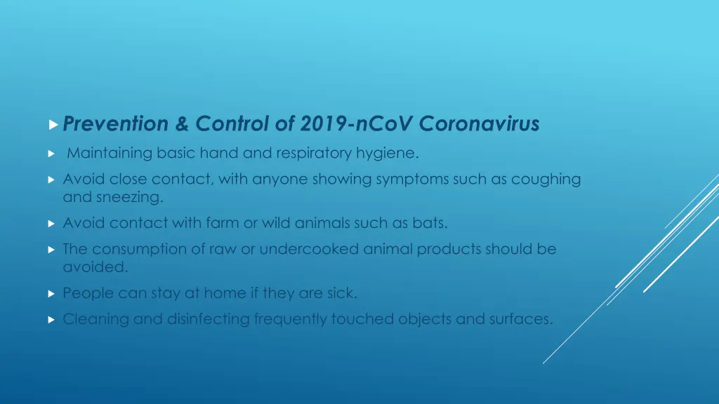 prevention control of 2019 ncov coronavirus