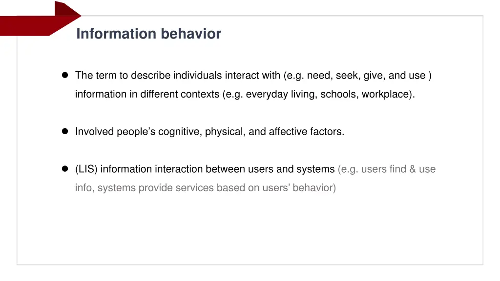 information behavior 4