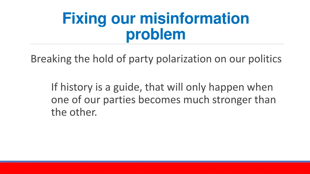 fixing our misinformation problem 2