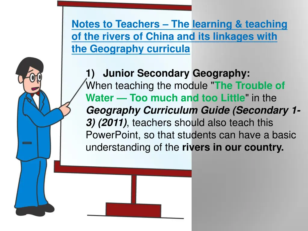 notes to teachers the learning teaching