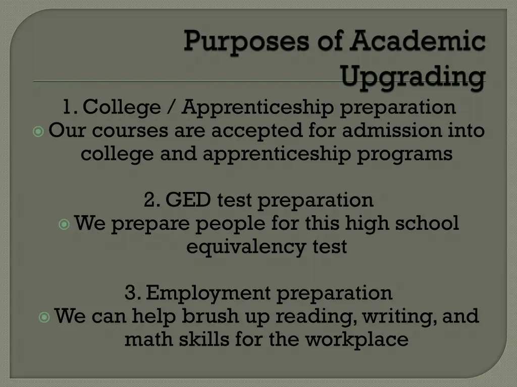 1 college apprenticeship preparation our courses