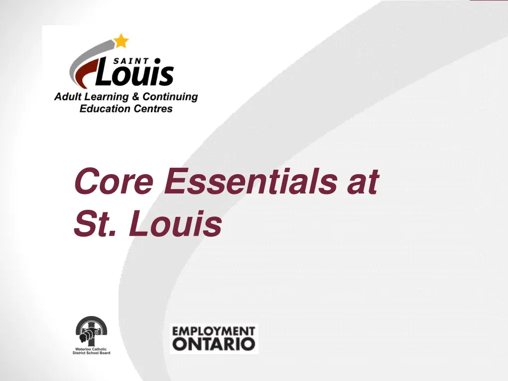 core essentials at st louis