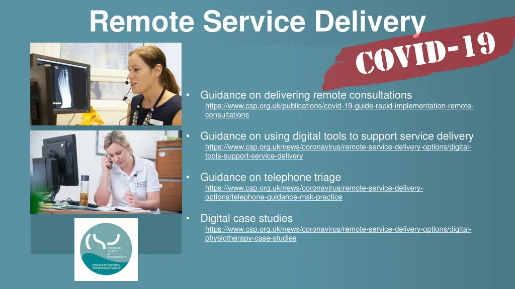 remote service delivery