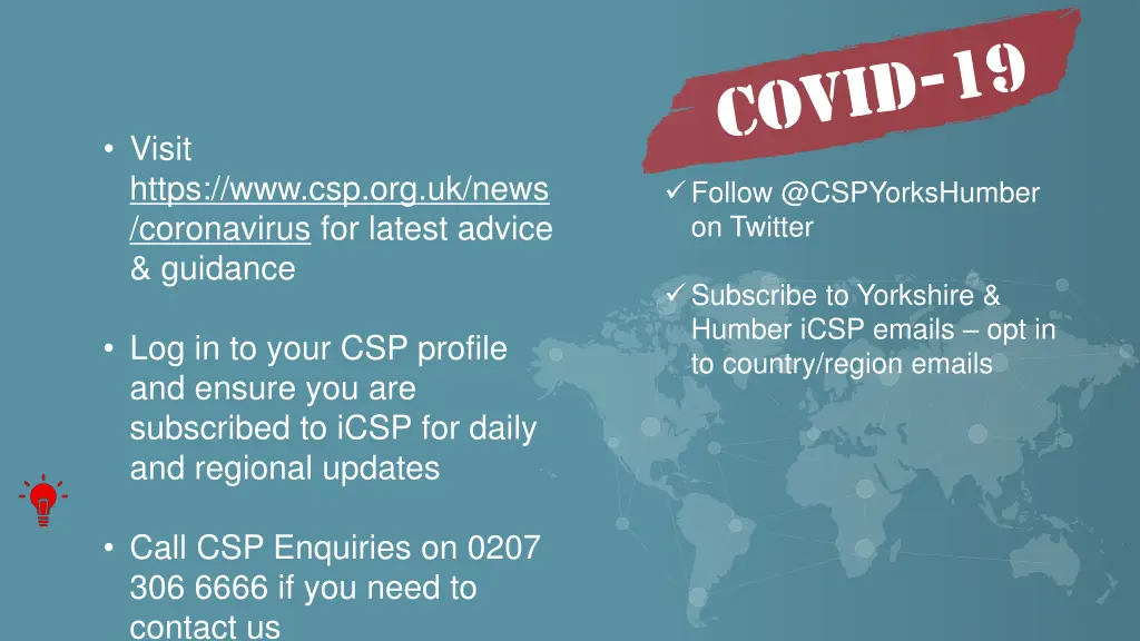 visit https www csp org uk news coronavirus