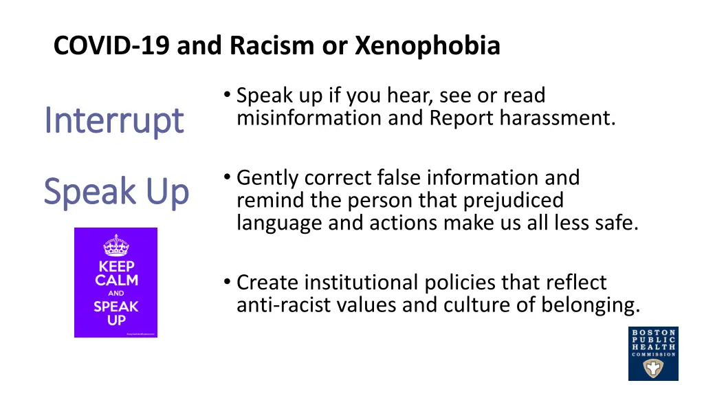 covid 19 and racism or xenophobia