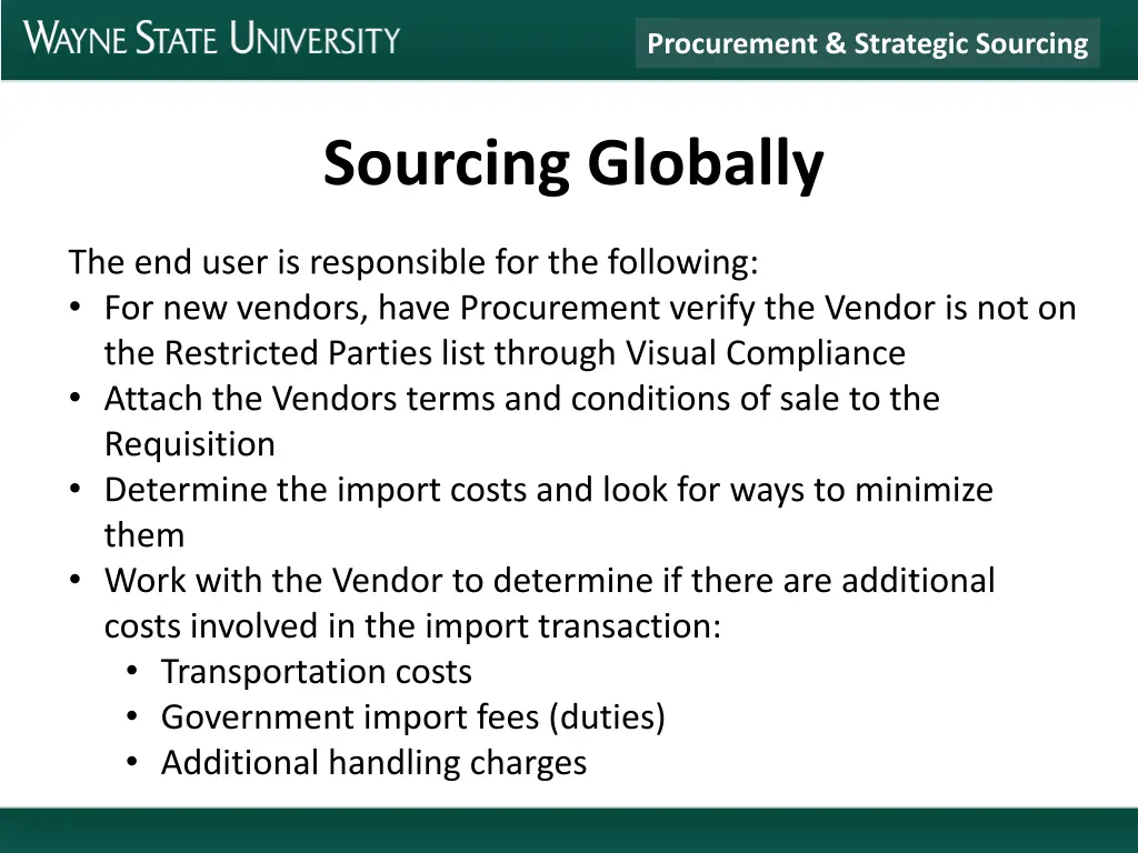 procurement strategic sourcing 2