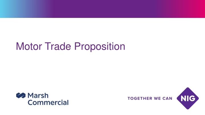 motor trade proposition