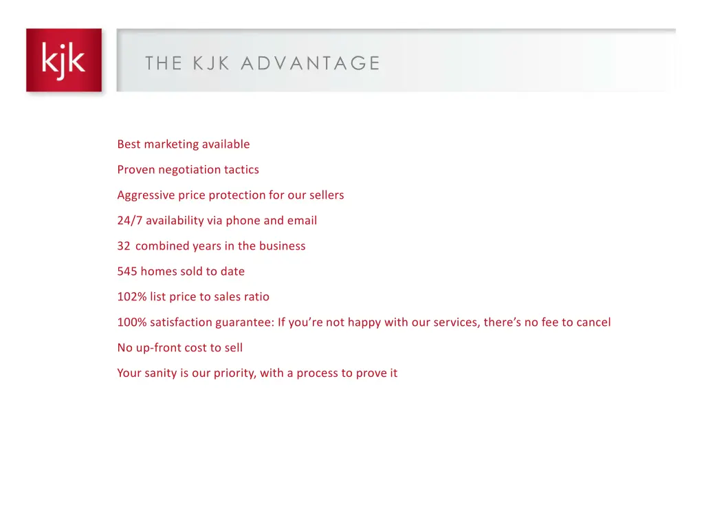 the kjk advantage