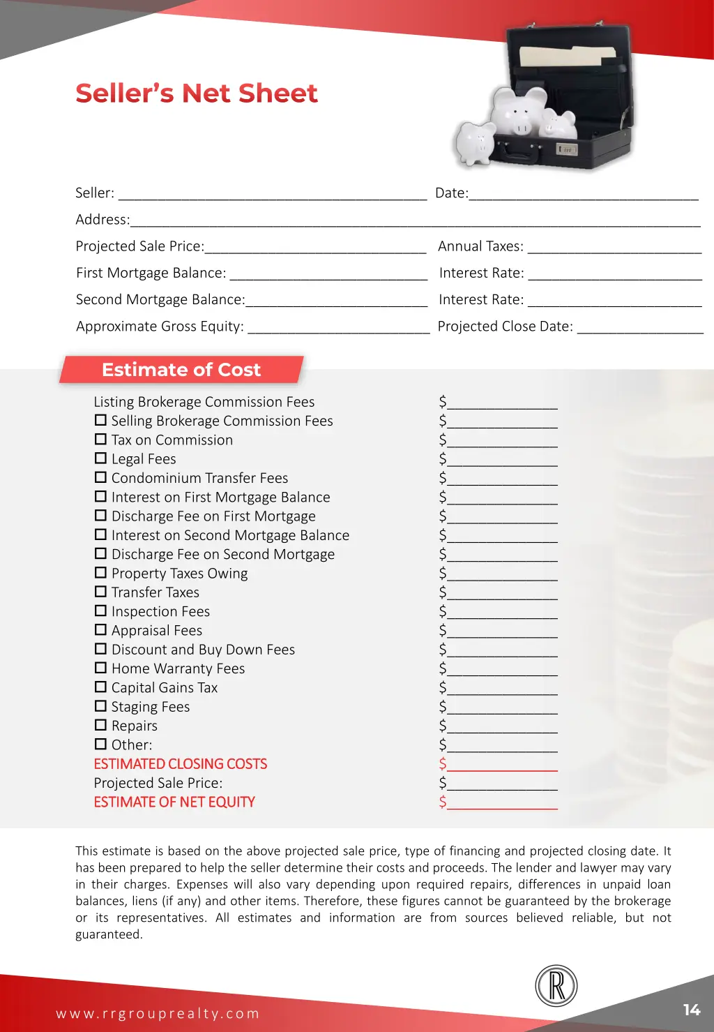 seller s net sheet