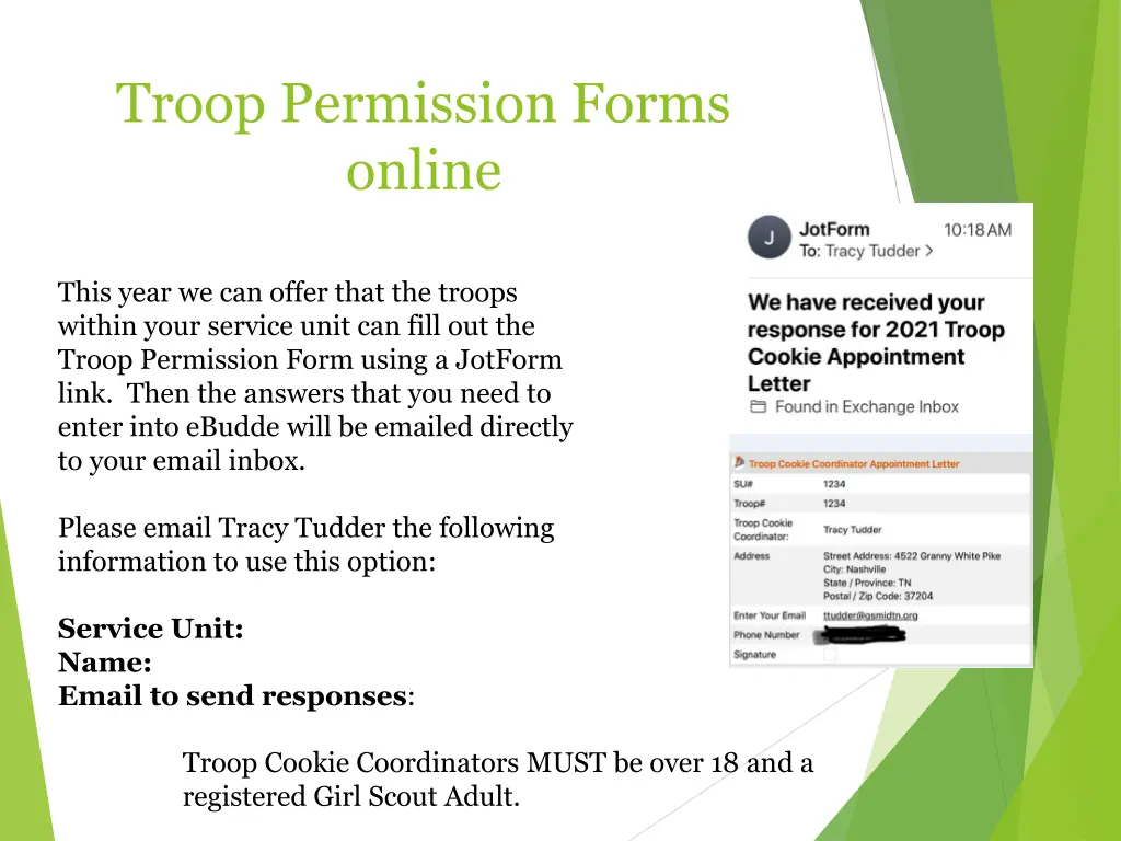 troop permission forms online