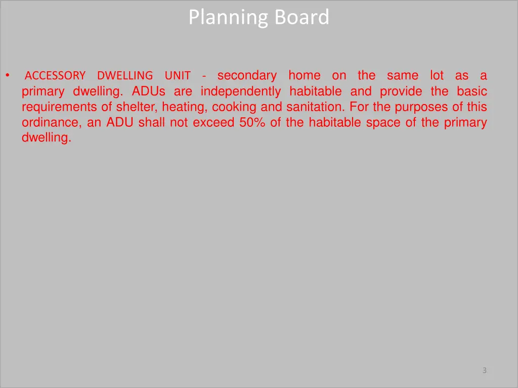 planning board 1