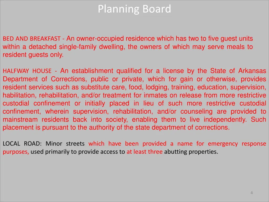 planning board 2