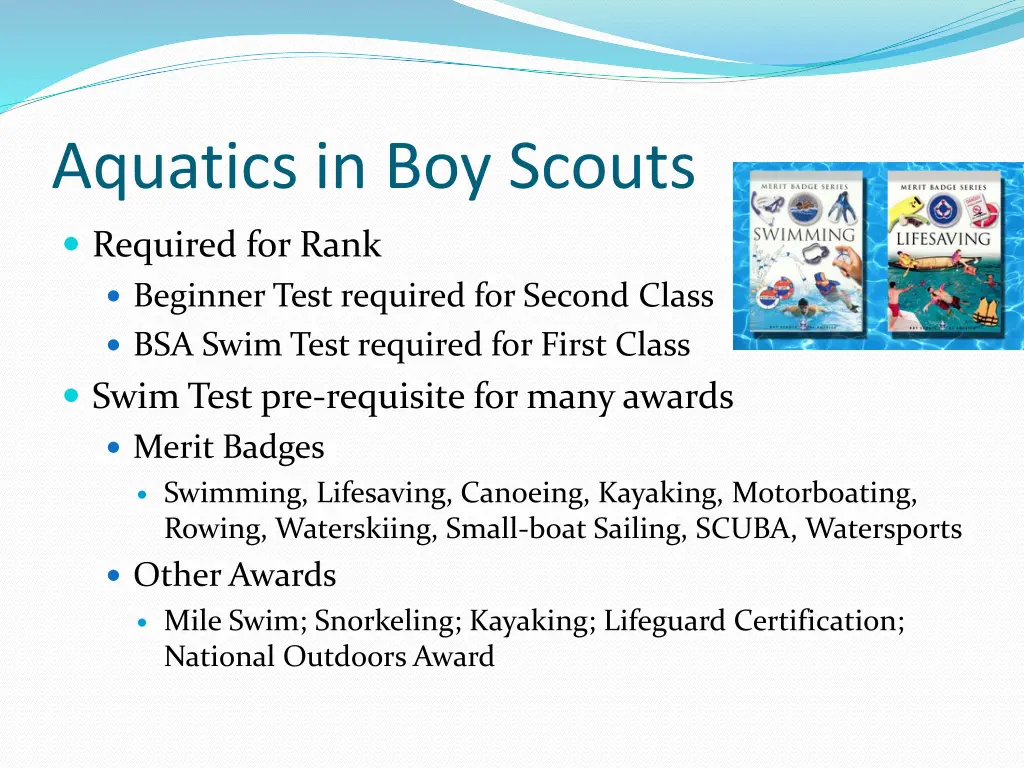 aquatics in boy scouts