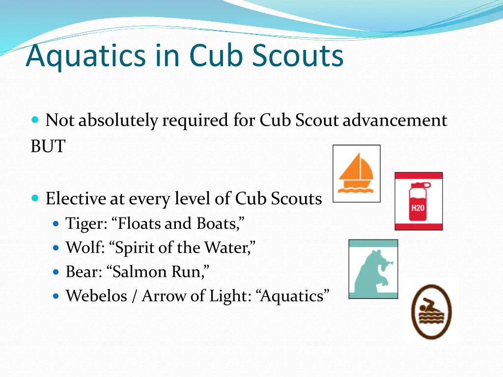 aquatics in cub scouts