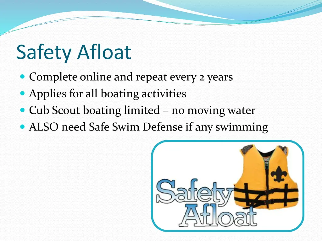 safety afloat