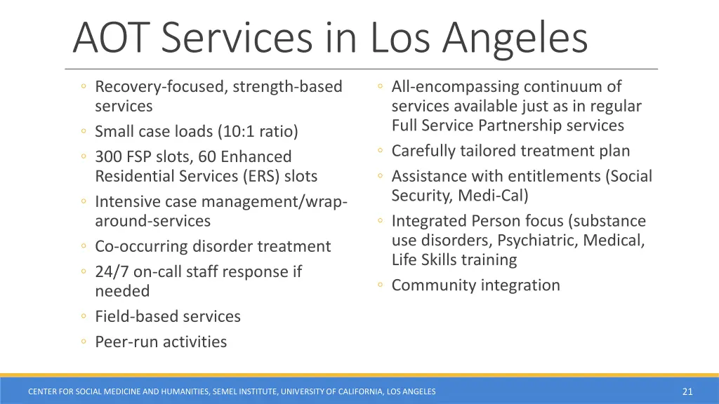 aot services in los angeles