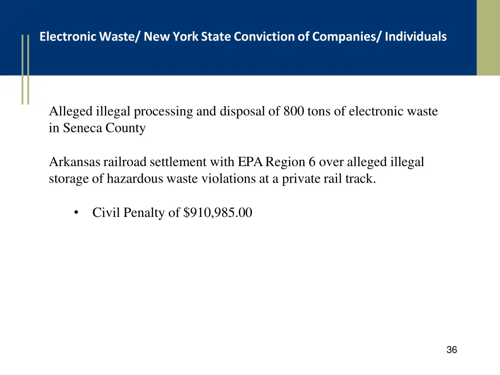 electronic waste new york state conviction