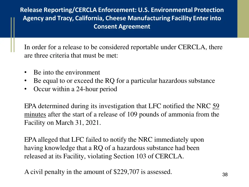 release reporting cercla enforcement 1