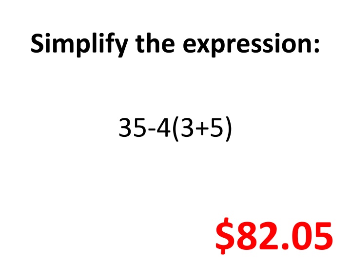 simplify the expression