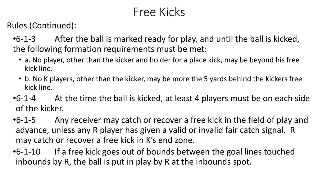 free kicks 10