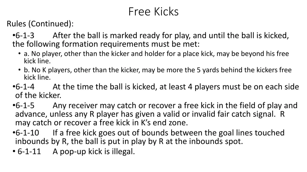 free kicks 11