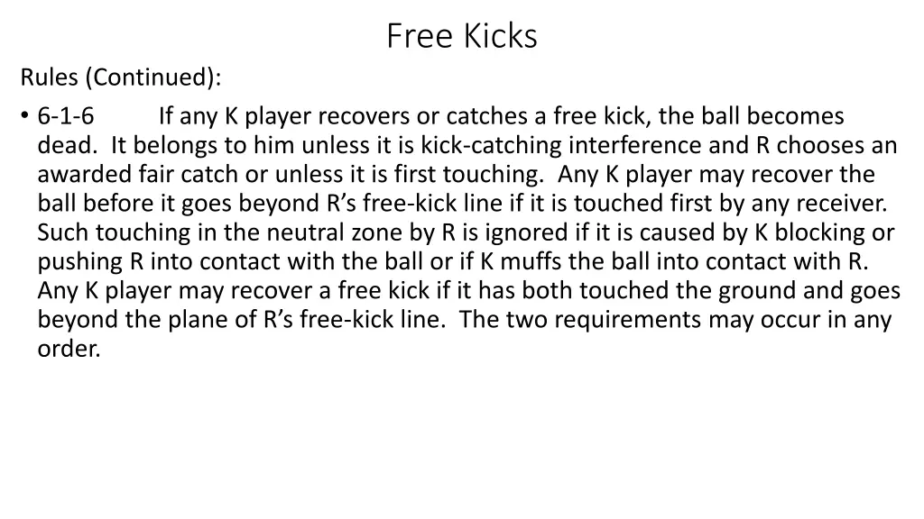 free kicks 12