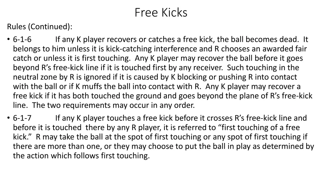 free kicks 13