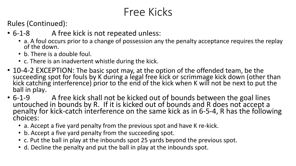 free kicks 16