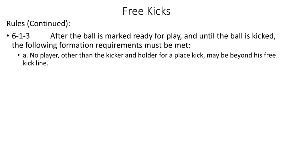 free kicks 6