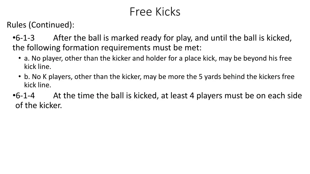 free kicks 8