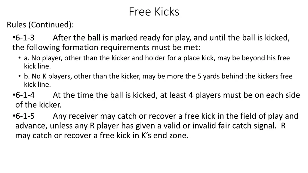 free kicks 9