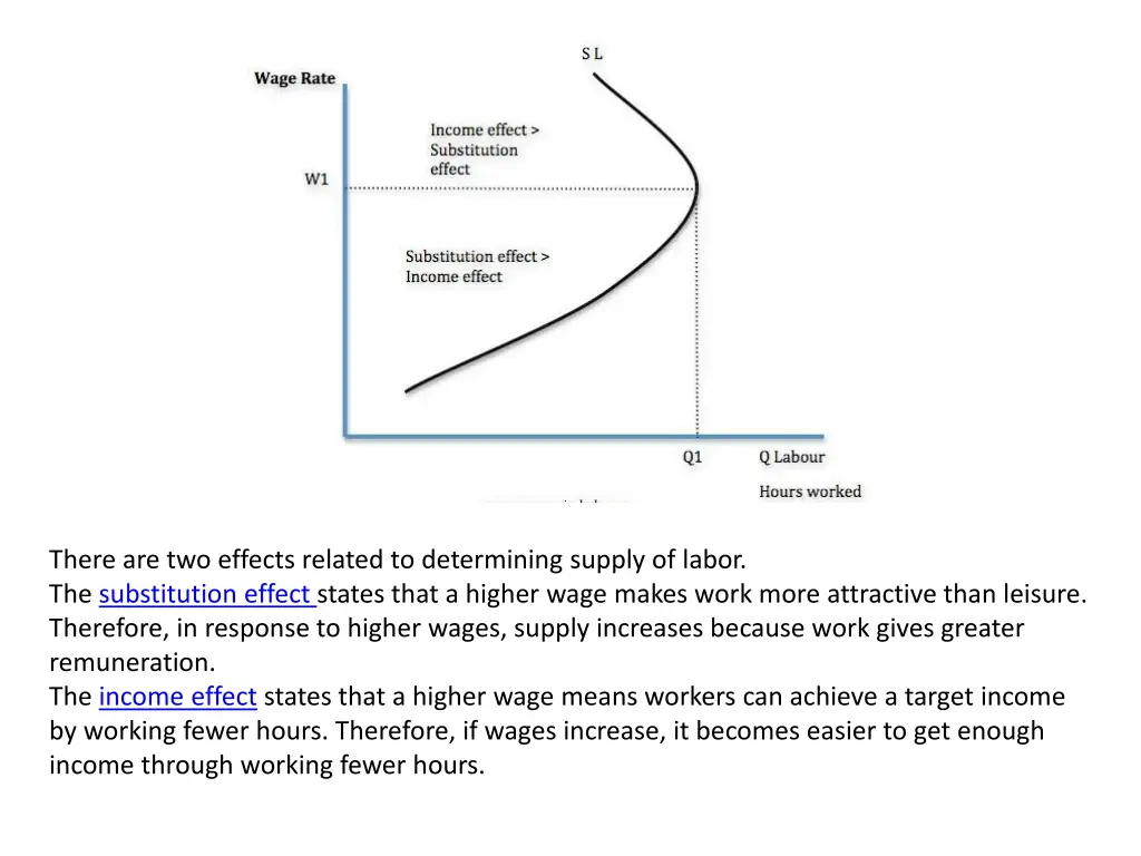 there are two effects related to determining