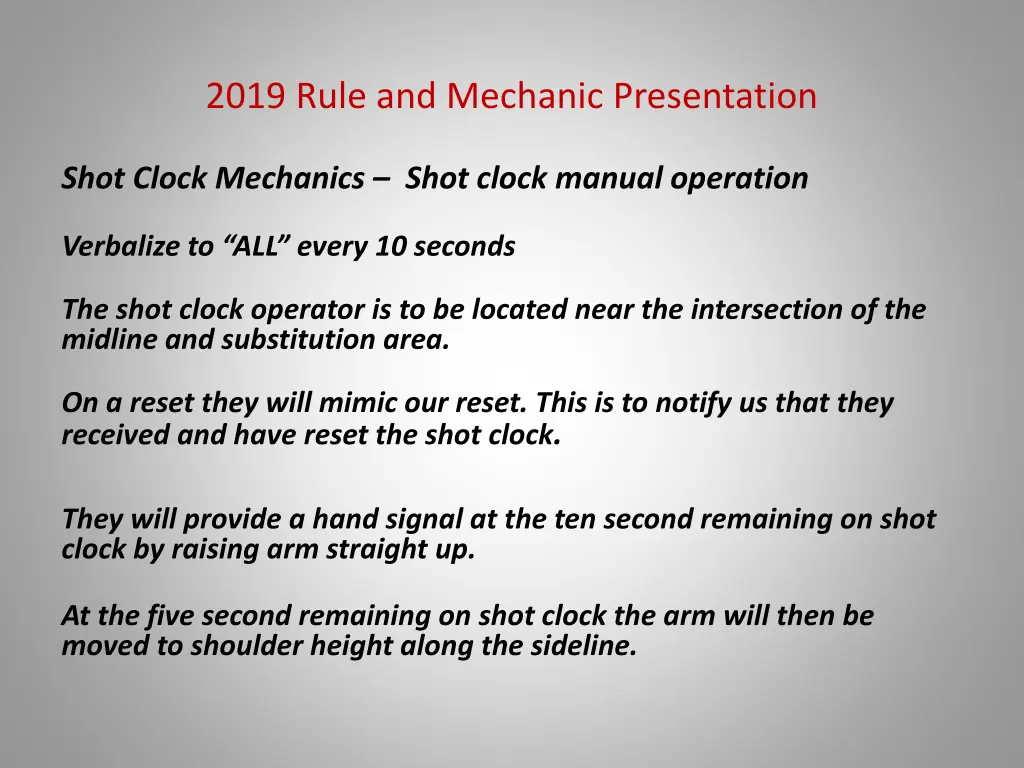 2019 rule and mechanic presentation 10