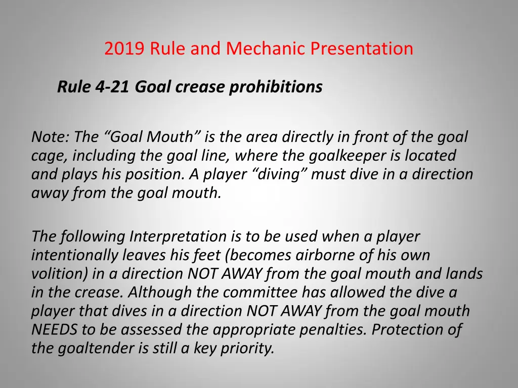 2019 rule and mechanic presentation 21