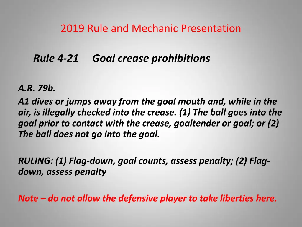 2019 rule and mechanic presentation 27